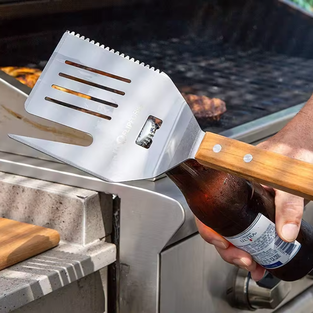 FlipFork®: 👨🍳 Todo lo que necesitas para la parrilla en una sola herramienta