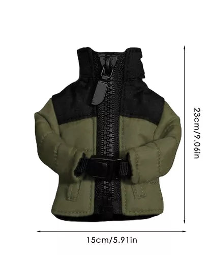 Pague 1 Y LLEVE 2💥Mini llavero con forma de chaqueta con cremallera funcional