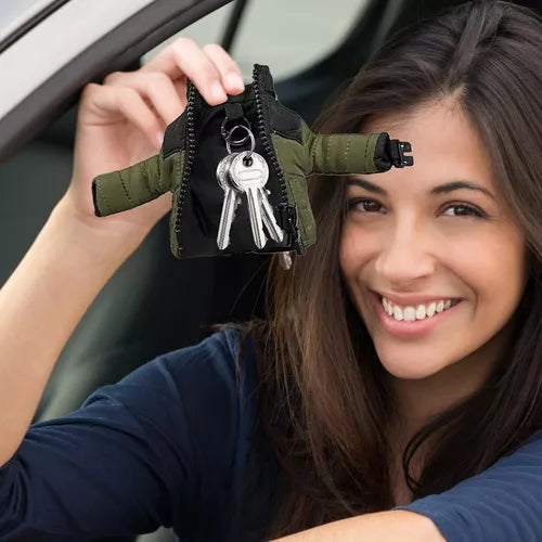 Pague 1 Y LLEVE 2💥Mini llavero con forma de chaqueta con cremallera funcional