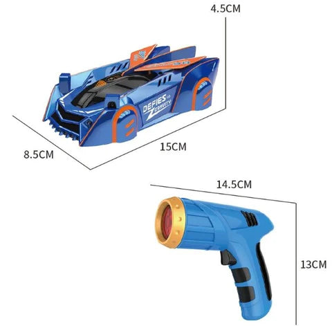 Carro anti gravedad con control remoto💥Escala paredes, techos y cualquier superficie