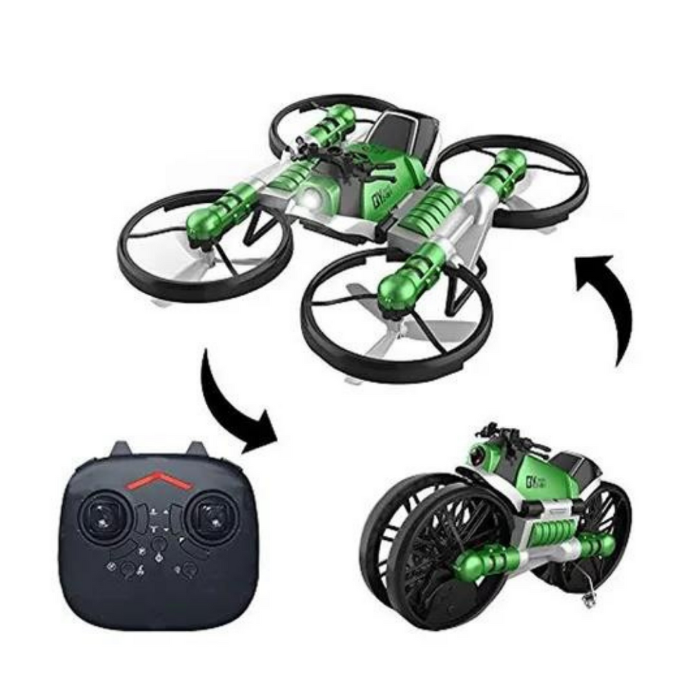 Dron Motocicleta 2 en 1 - Con cámara eh HD y control remoto💥HOY CON 50% DCTO