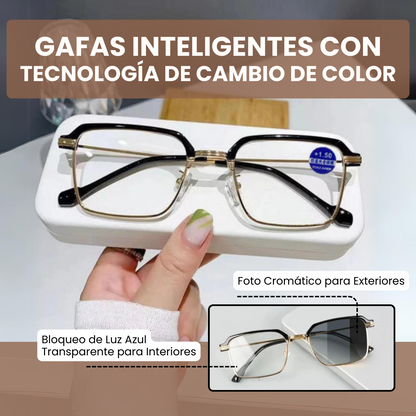 Gafas Autoajustables con tecnología cambio de color - Visión clara a largas distancias✨HOY 50% DCTO