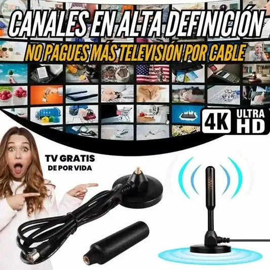 Antena TDT para televisión - Televisión gratis de por vida🔥 HOY CON 50% DCTO