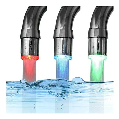 Grifo Cascada con luz LED - Cambia de color con la temperatura del agua 🔥HOY 50% DCTO