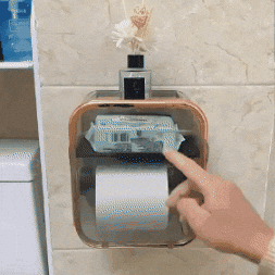 Caja dispensadora de papel higiénico - Con soporte de máxima fijación✨Hoy con 50% DCTO