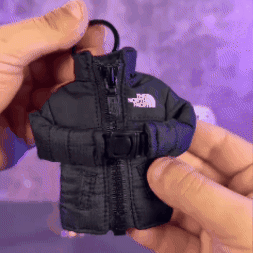 Pague 1 Y LLEVE 2💥Mini llavero con forma de chaqueta con cremallera funcional