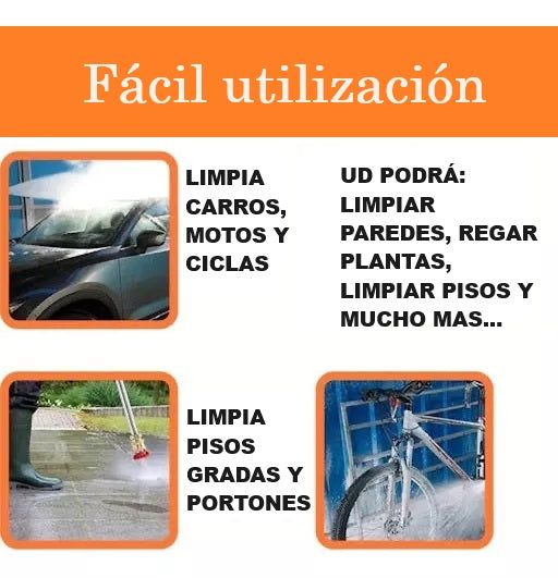 Hidrolavadora inalámbrica con doble batería de 48V (INCLUYE ACCESORIOS) 💥HOY 50% DCTO